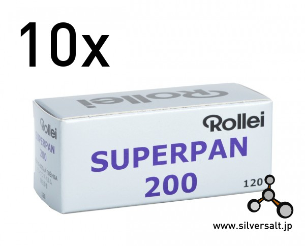 Rollei Superpan 200 120 10 Pack - Click Image to Close