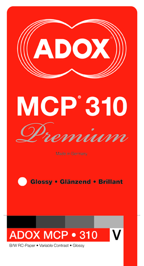 アドックス MCP 310 8x10インチ (グロッシー・100枚) - Adox MCP 310 8x10" 100 Sheet