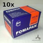 (image for) フォマ フォマパン 200 135 10本パック - Foma Fomapan 200 135 10Pack