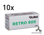 (image for) ローライ レトロ 80S 120 10本パック - Rollei Retro 80S 120 10 Pack